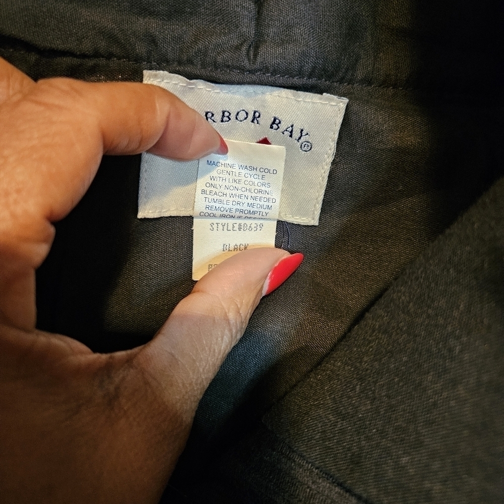 Harbor Bay Pants, Mens, Size 44x32, Navy Blue, Corduroy, Classic Fit, - Picture 5 of 6